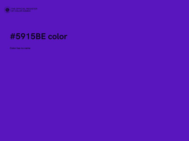 #5915BE color image