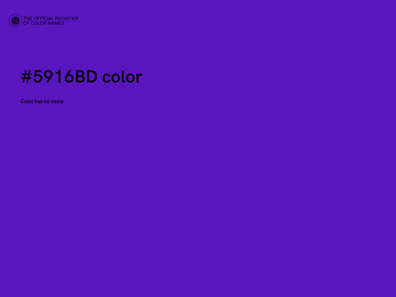 #5916BD color image