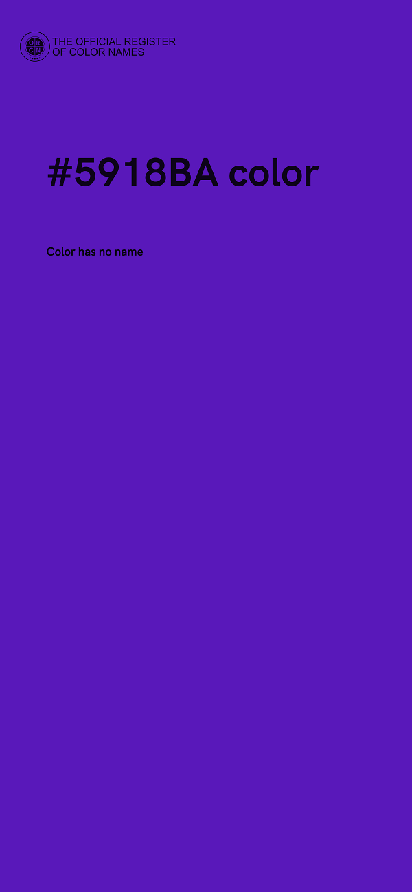 #5918BA color image