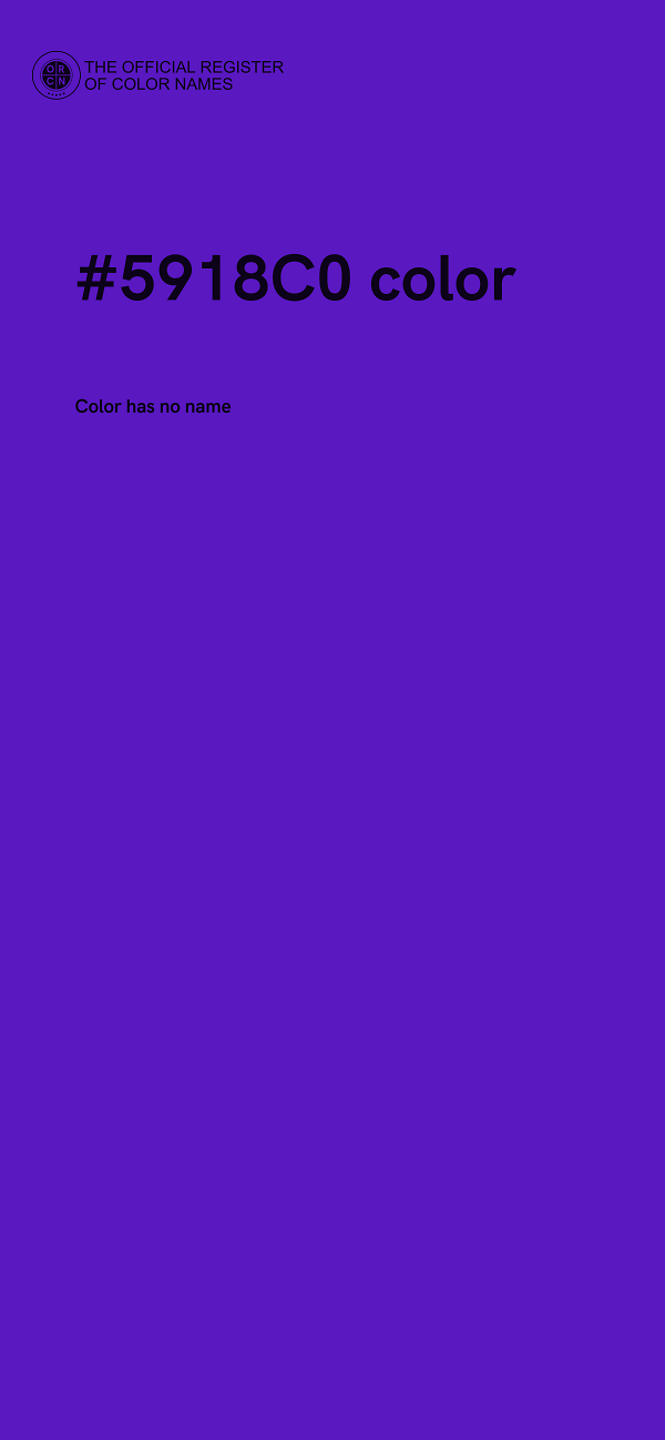 #5918C0 color image