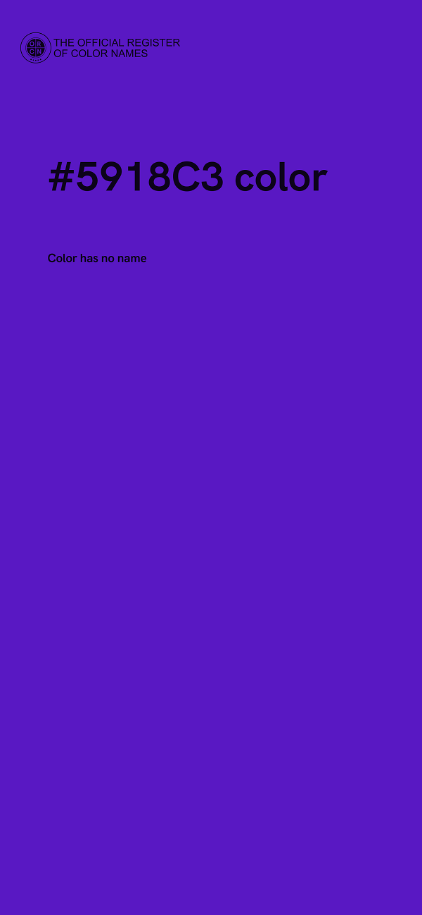 #5918C3 color image