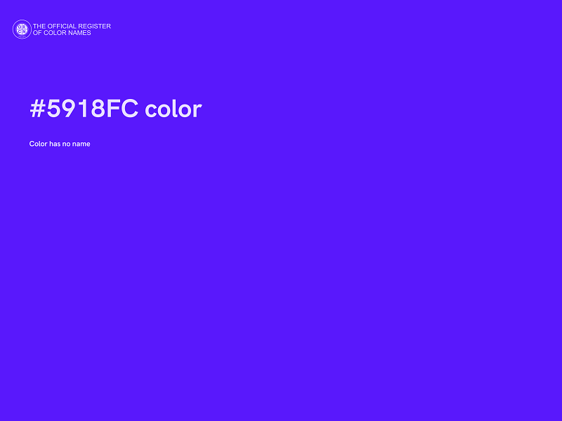 #5918FC color image