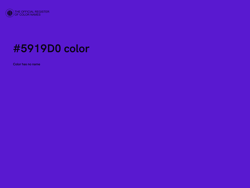 #5919D0 color image