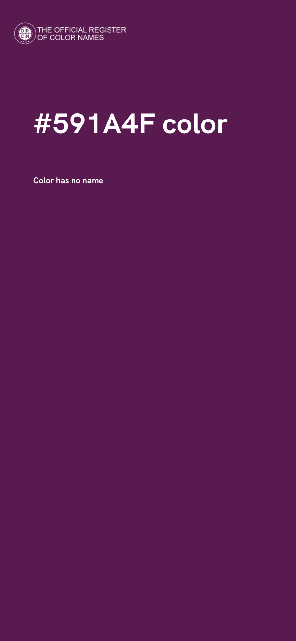 #591A4F color image
