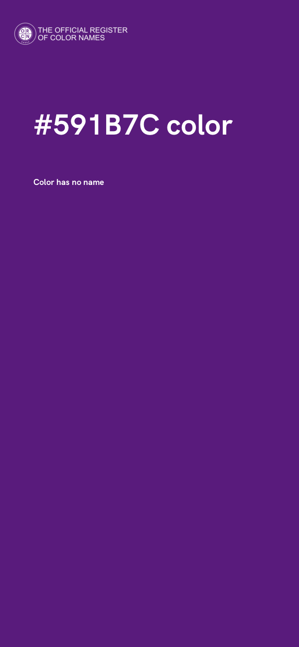 #591B7C color image