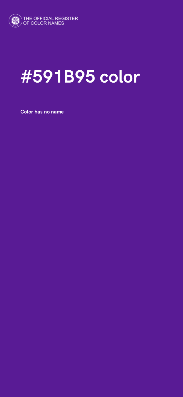 #591B95 color image