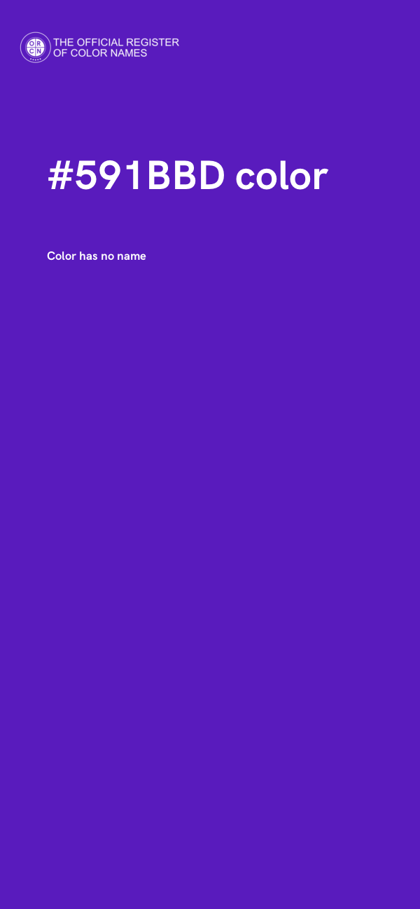 #591BBD color image