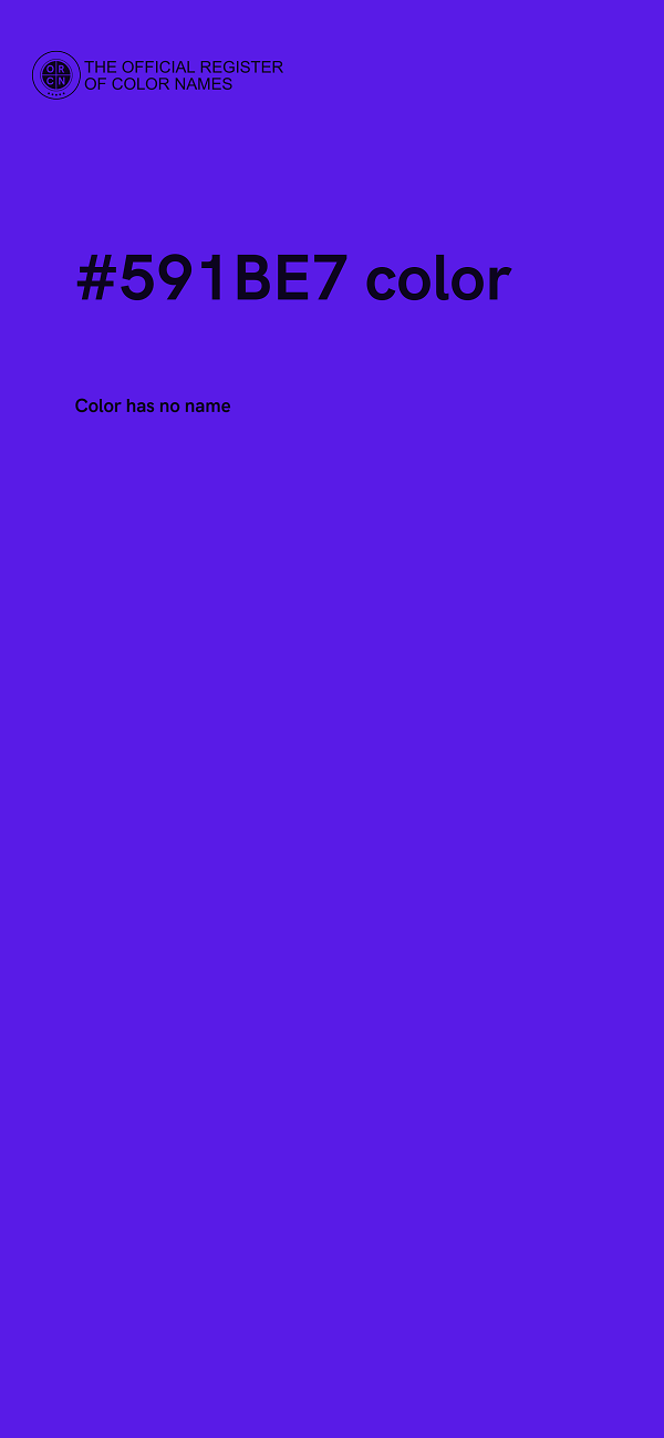 #591BE7 color image