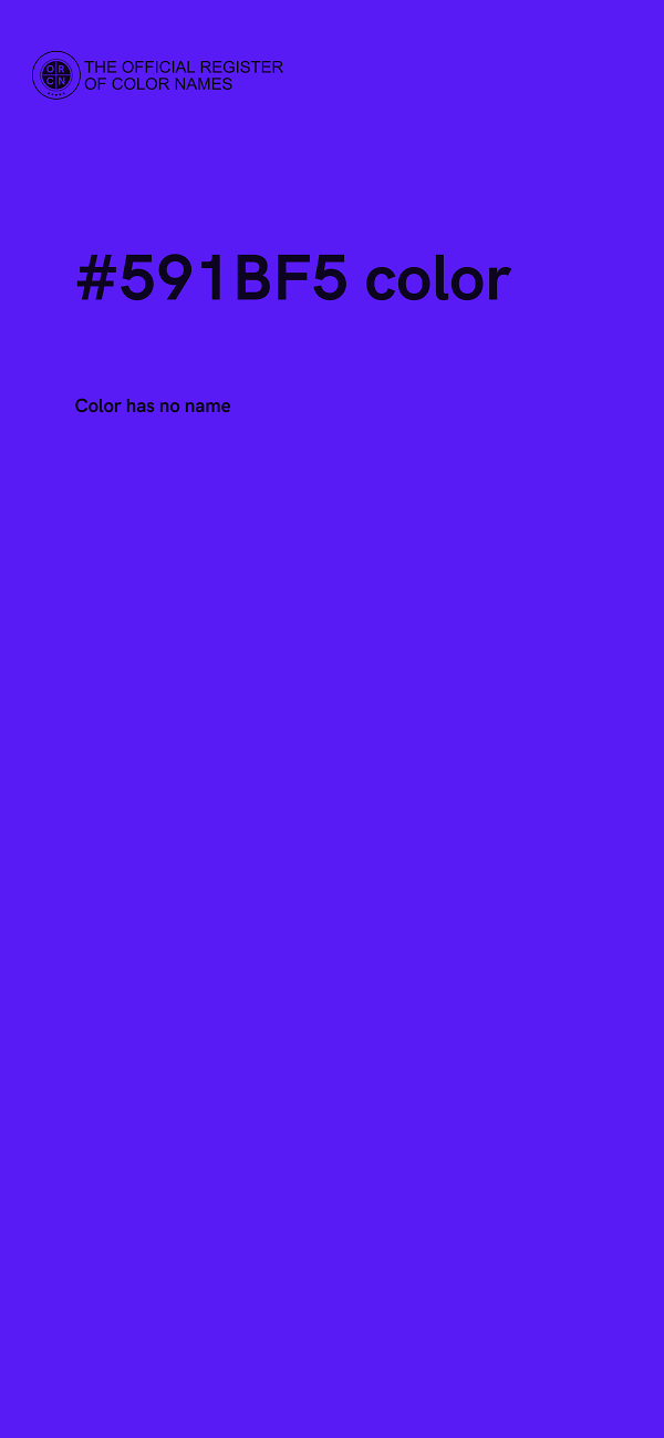 #591BF5 color image