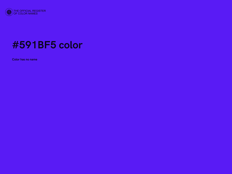 #591BF5 color image