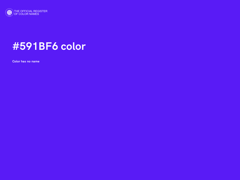 #591BF6 color image