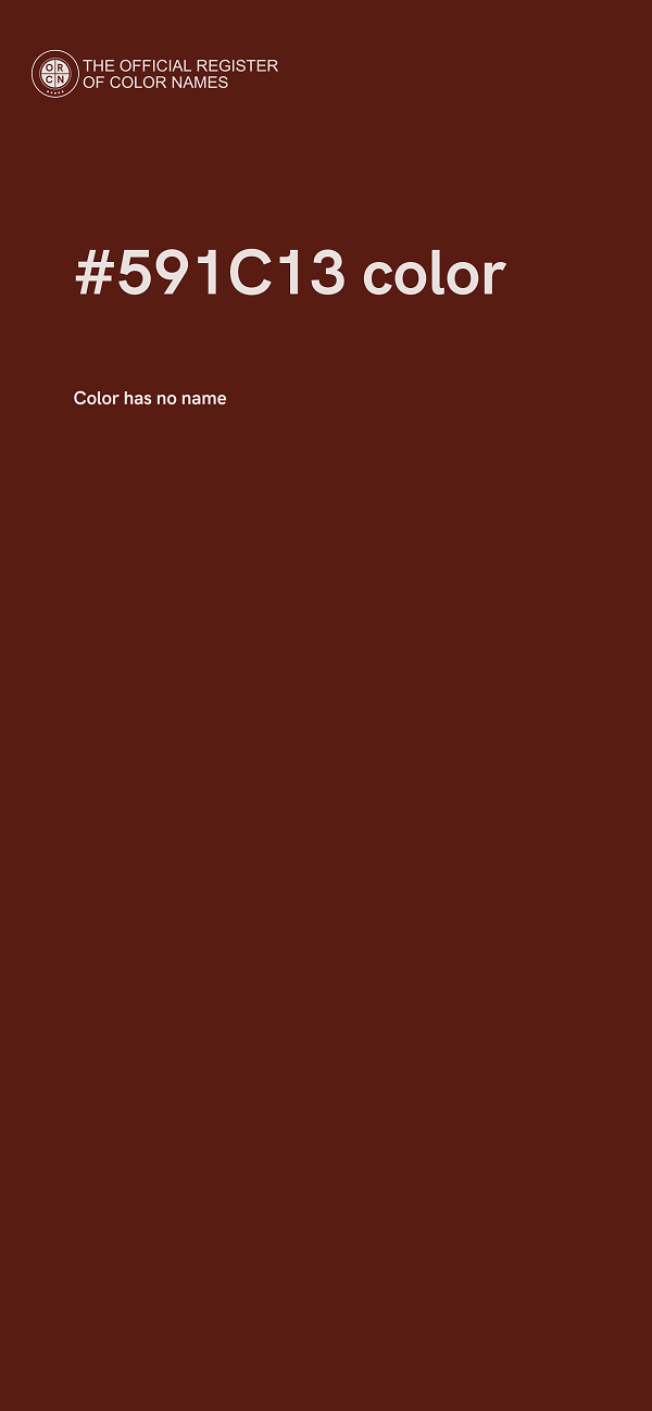 #591C13 color image