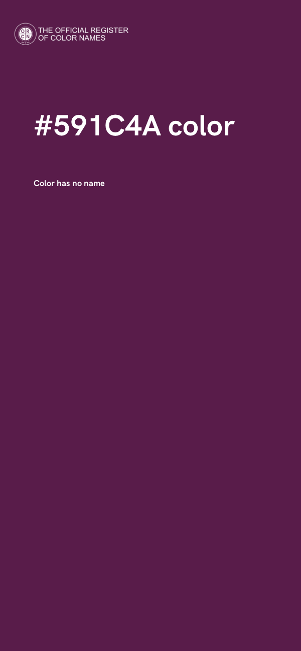 #591C4A color image
