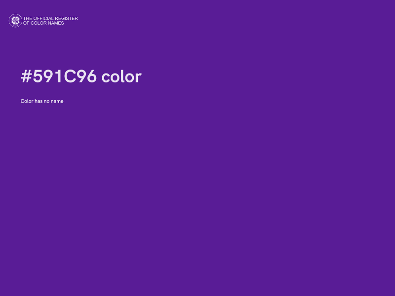 #591C96 color image