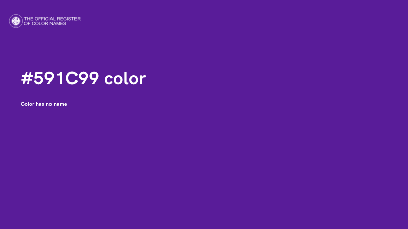 #591C99 color image