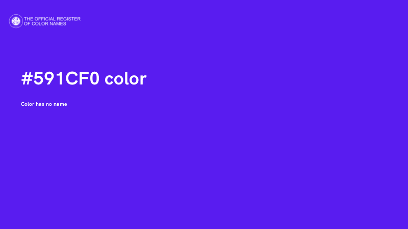 #591CF0 color image