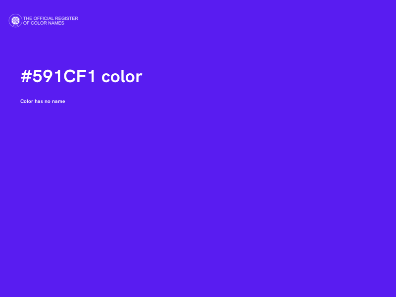 #591CF1 color image