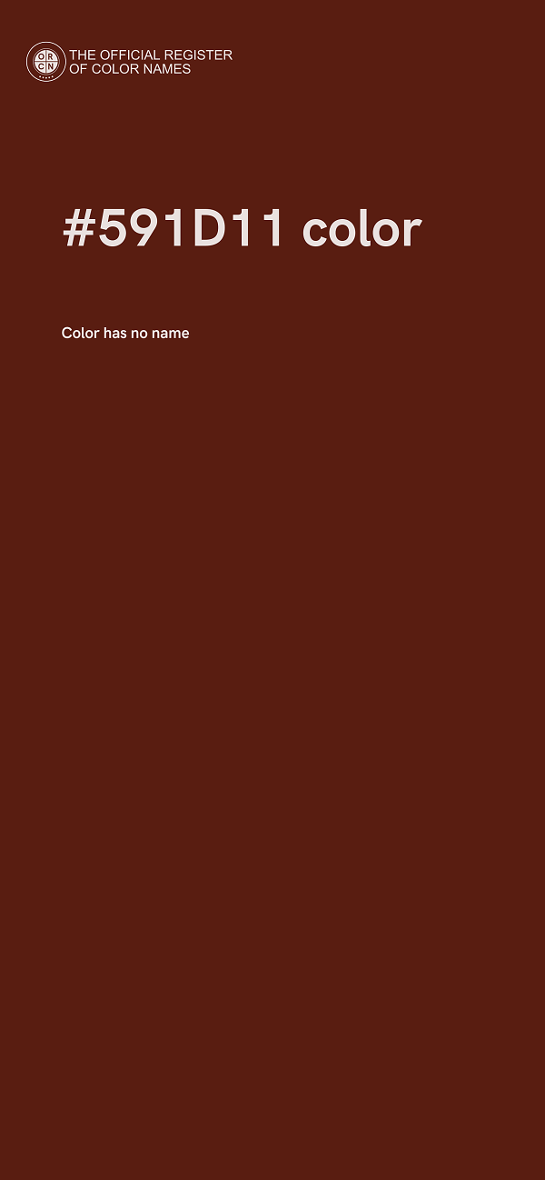 #591D11 color image