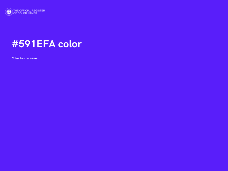 #591EFA color image
