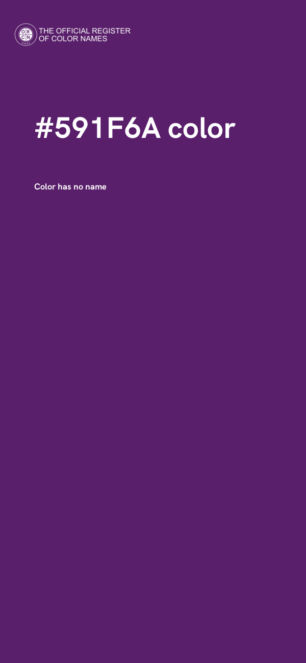 #591F6A color image