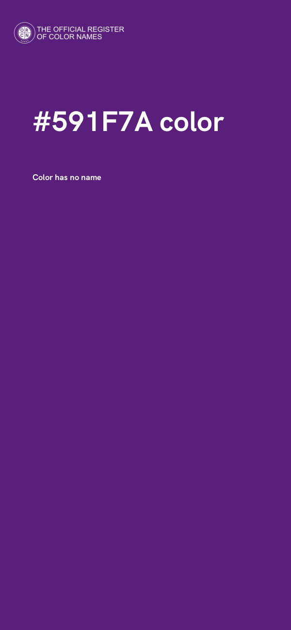 #591F7A color image
