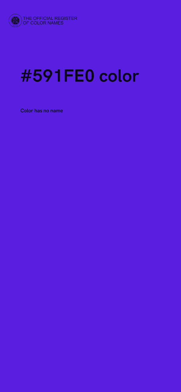 #591FE0 color image