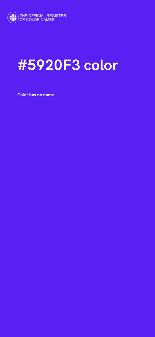 #5920F3 color image