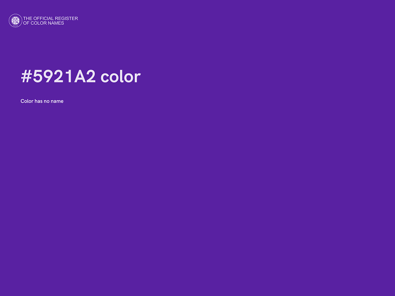 #5921A2 color image