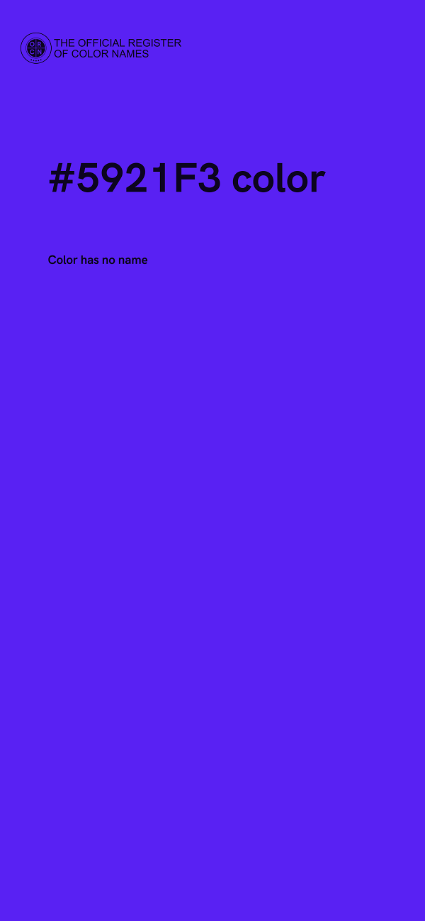 #5921F3 color image