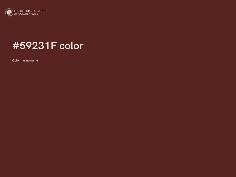 #59231F color image