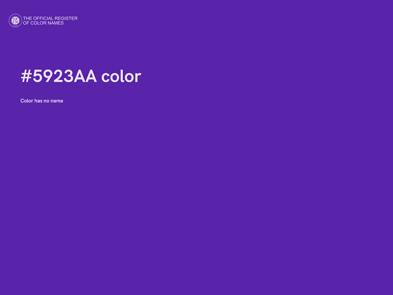 #5923AA color image