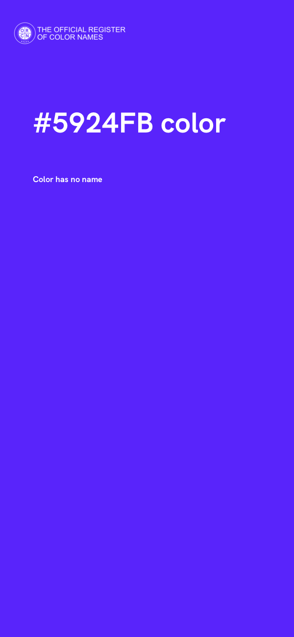 #5924FB color image