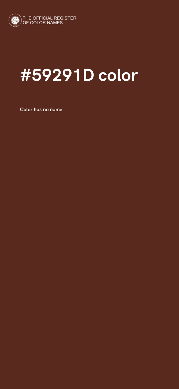 #59291D color image