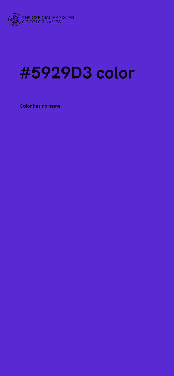#5929D3 color image
