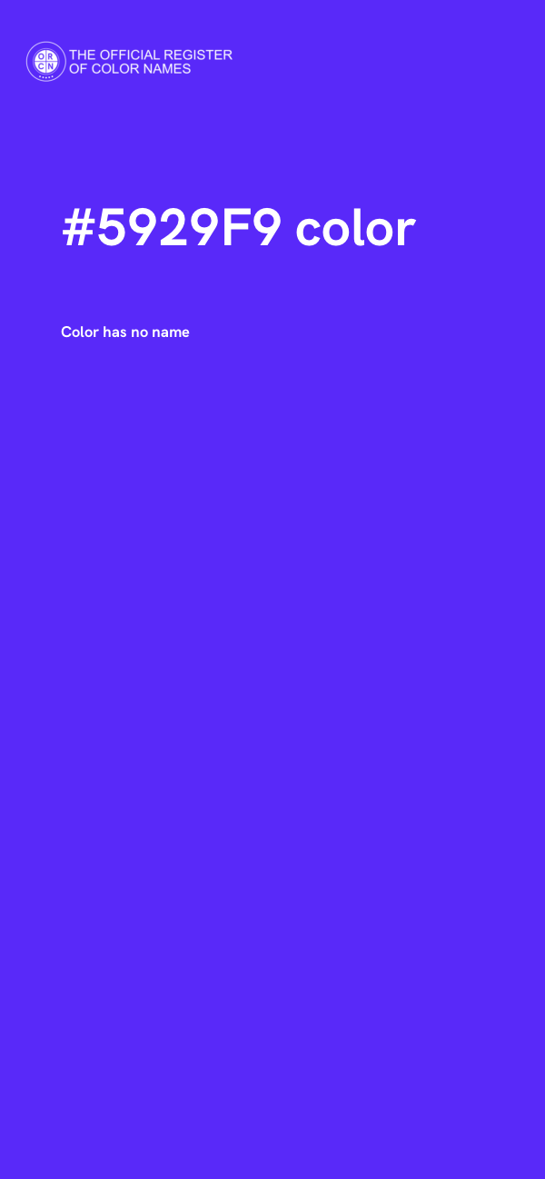 #5929F9 color image