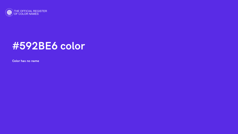 #592BE6 color image