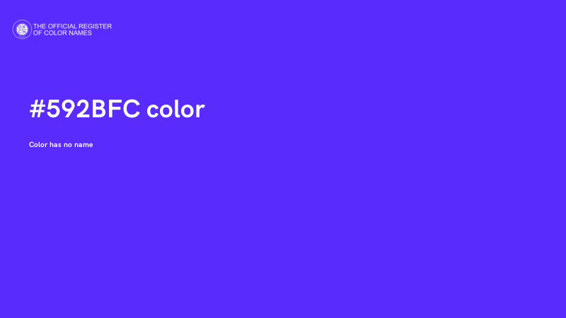 #592BFC color image