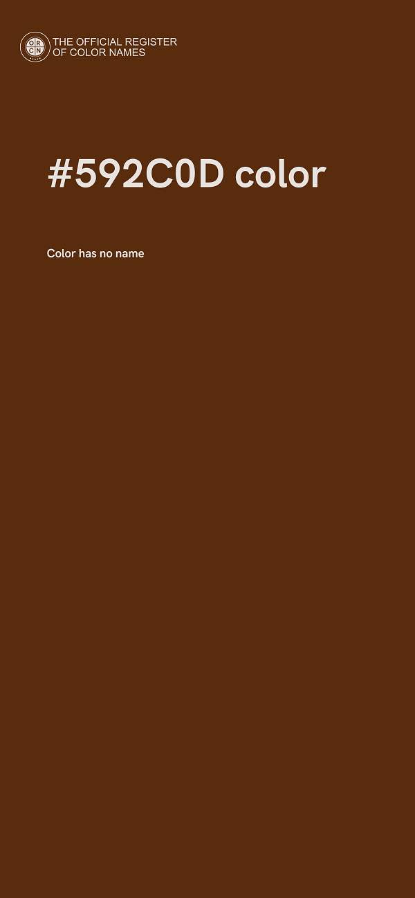 #592C0D color image