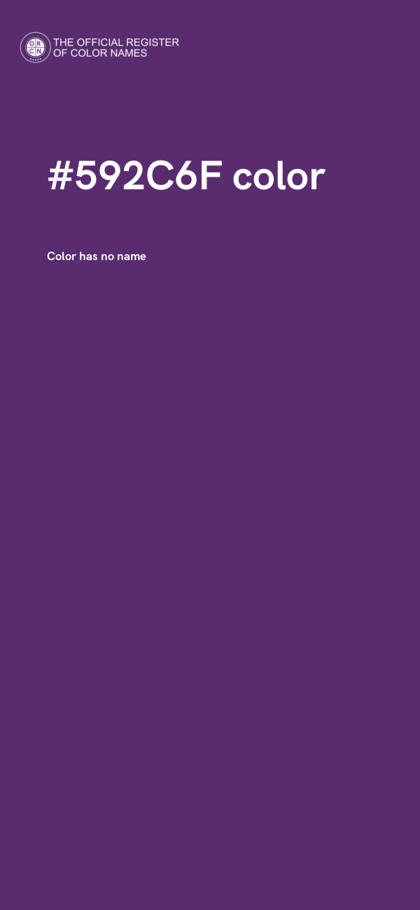 #592C6F color image