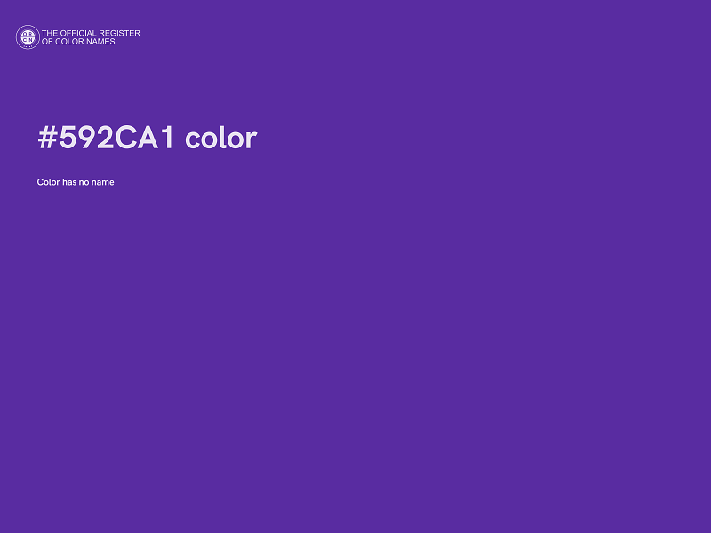 #592CA1 color image