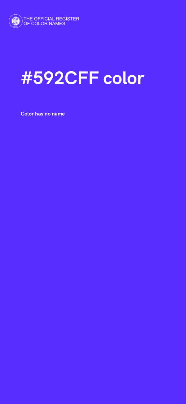 #592CFF color image