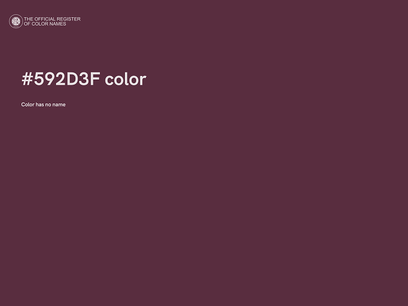 #592D3F color image