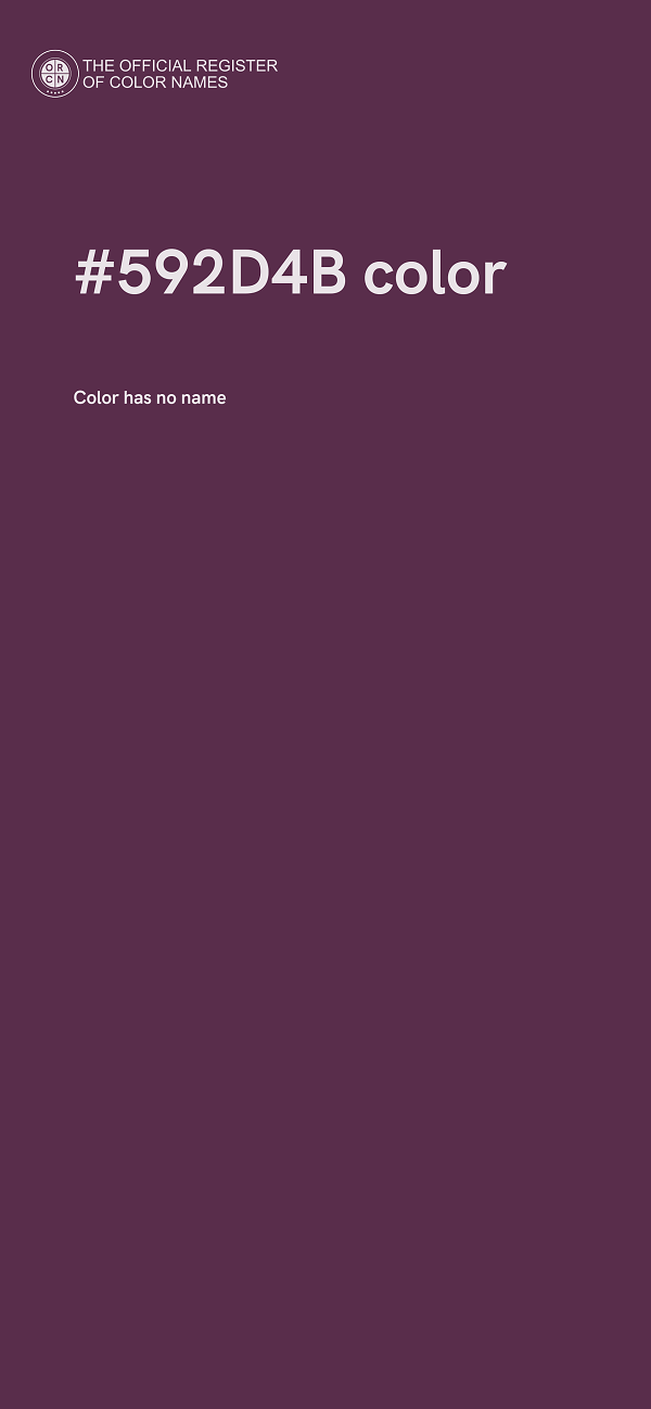 #592D4B color image