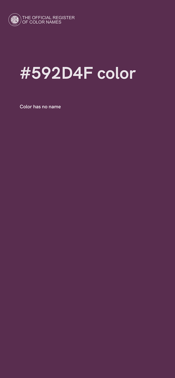 #592D4F color image