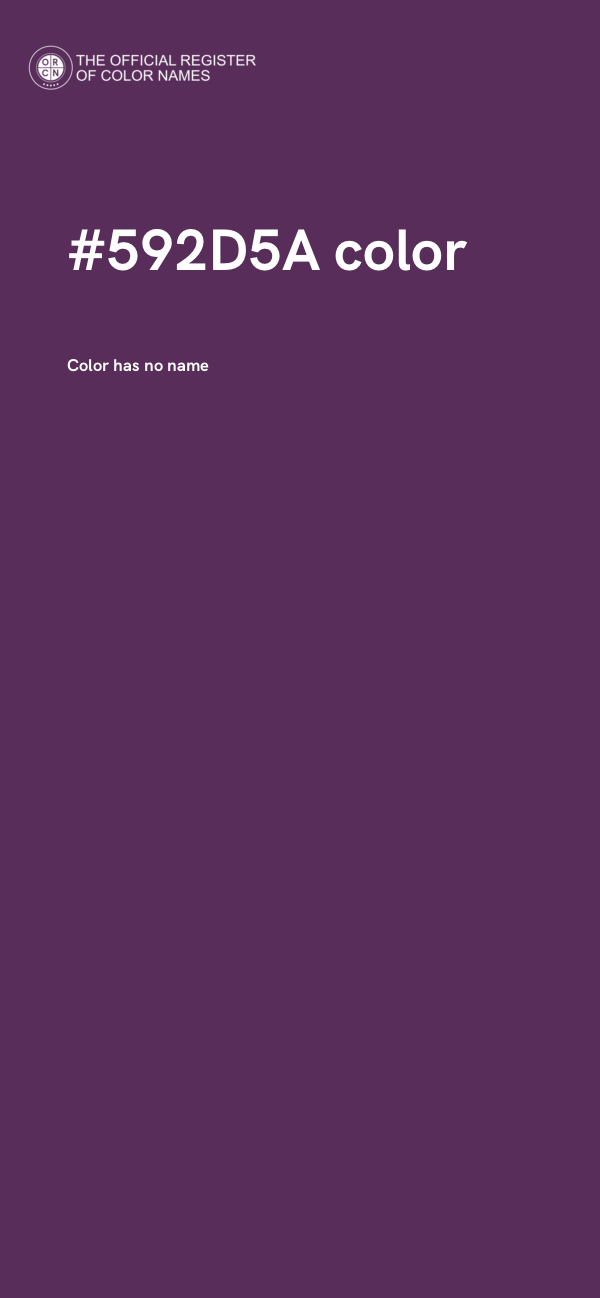 #592D5A color image