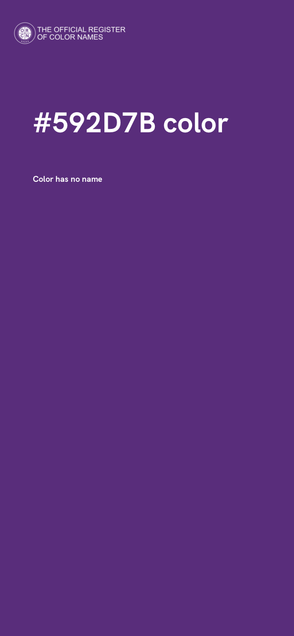 #592D7B color image