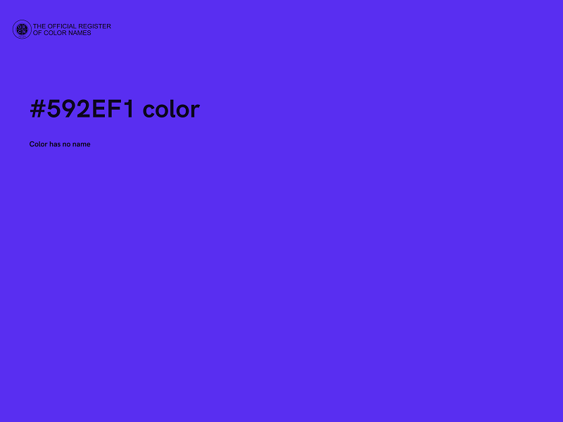 #592EF1 color image