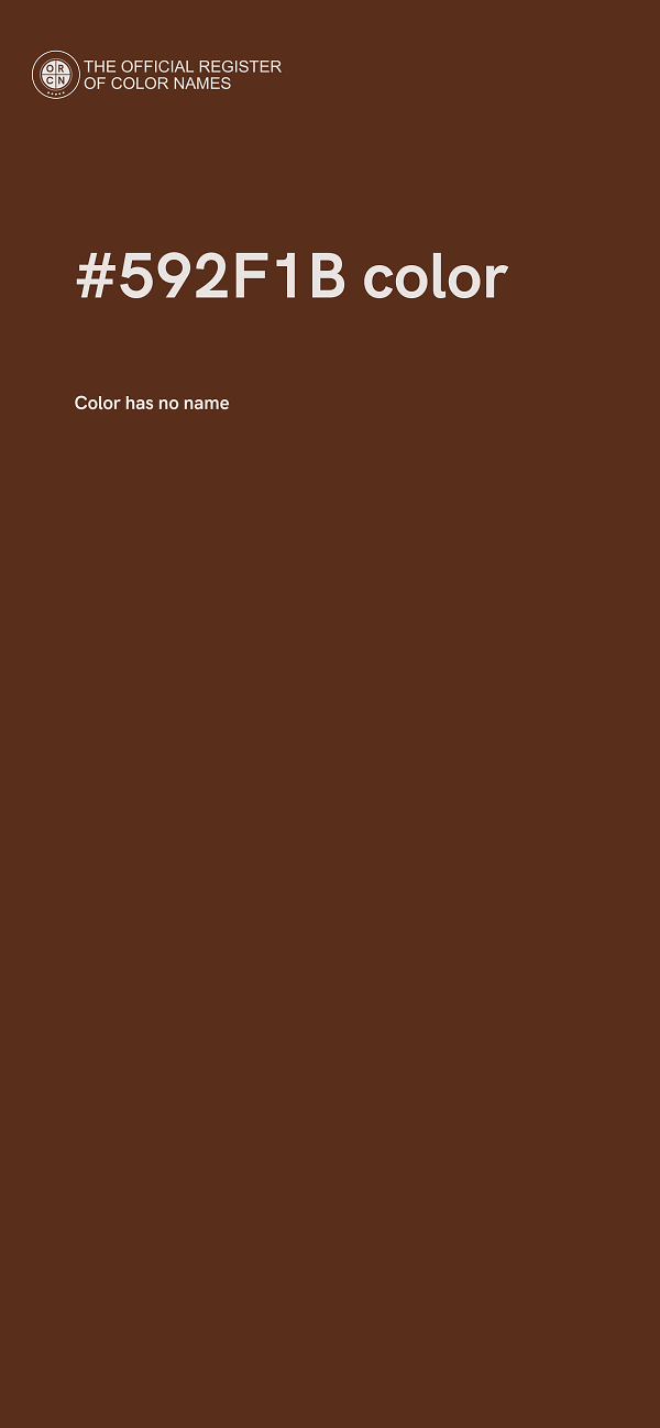 #592F1B color image