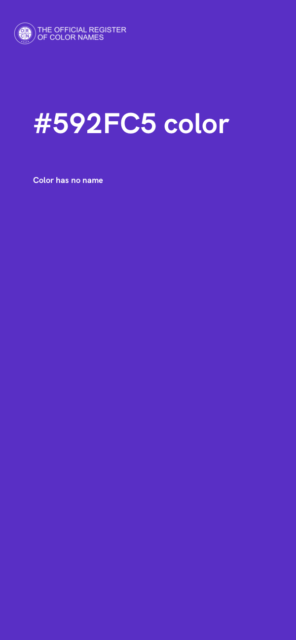 #592FC5 color image