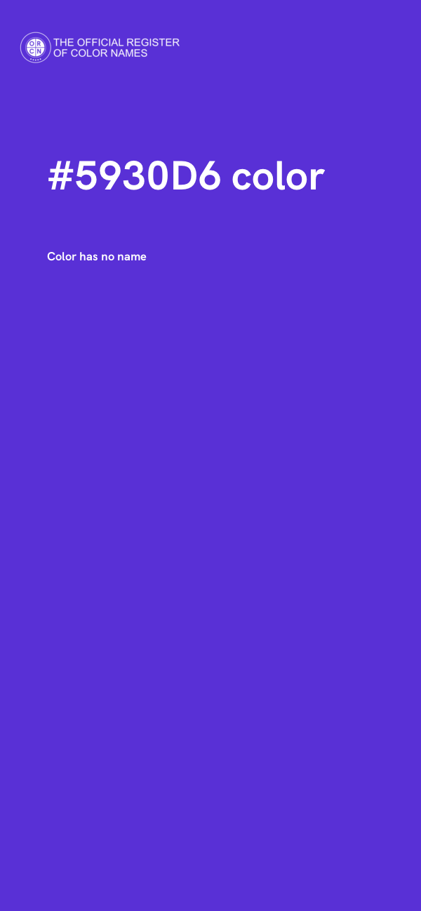 #5930D6 color image